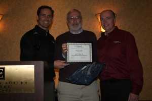 Donald Coker is all smiles with his PracticeMaster award, and new shirt!