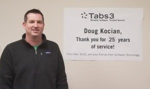Sales Supervisor Doug Kocian Celebrating 25 years with STI.