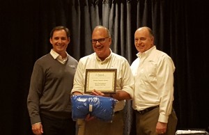Paul Purdue continues to collect hardware by accepting three awards – Single Site Reseller of the Year, Single Site PracticeMaster Reseller of the Year, and PracticeMaster Reseller of the Year.